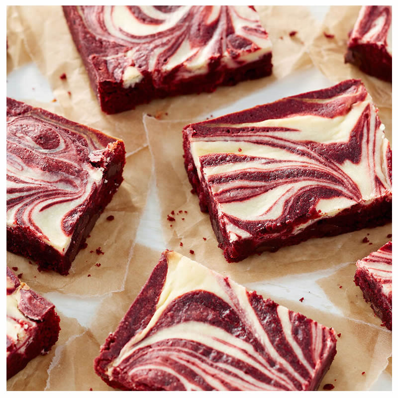 Red Velvet Cheesecake Brownies