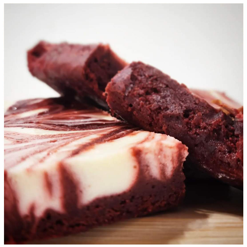 Red Velvet Cheesecake Brownies