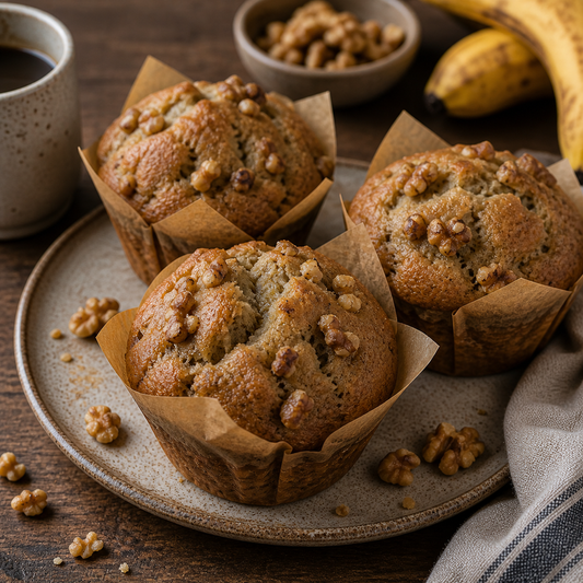Lil Mama’s Banana Nut Muffins (4 pack) | Lil Mama's Sweets & Treats