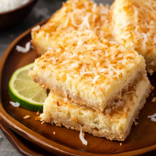 Lil Mama's Signature - Coconut Kissed Lime Bars