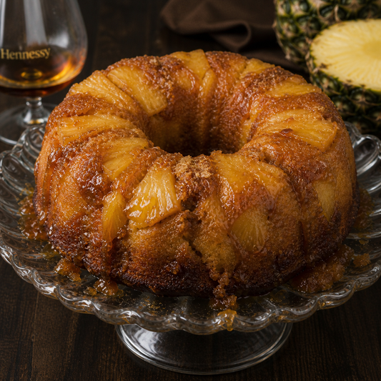 Golden Pineapple Hennessy Cake| Lil Mama's - LEVEL 21
