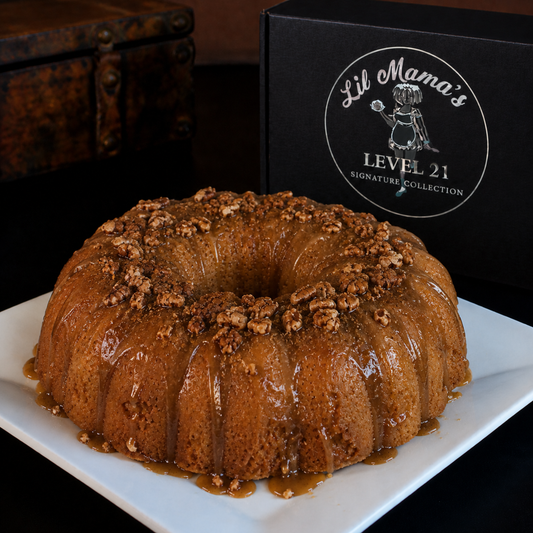 Lil Mama’s Spiced Brown Sugar Rum Cake - LEVEL 21