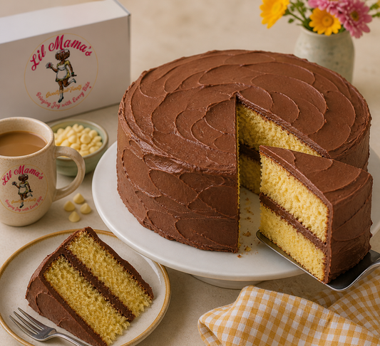 Lil Mama’s Yellow Chocolate Cake | Lil Mama's Sweets