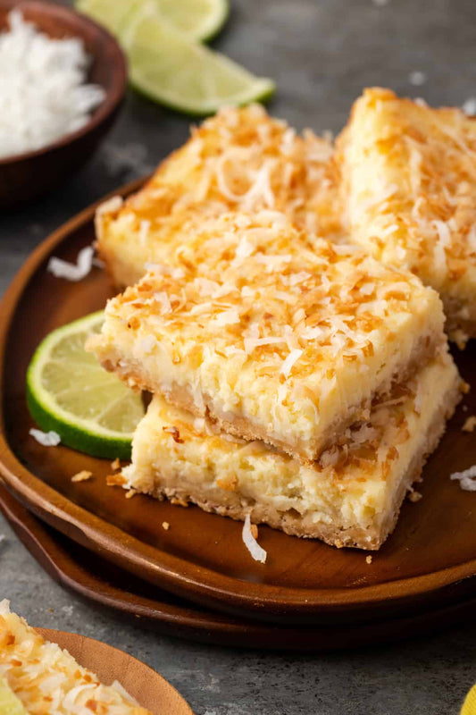 Coconut Kissed Lime Bars | Lil Mama's Sweets & Treats