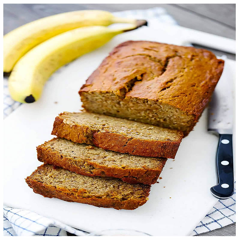 Homemade Southern Style Banana Bread