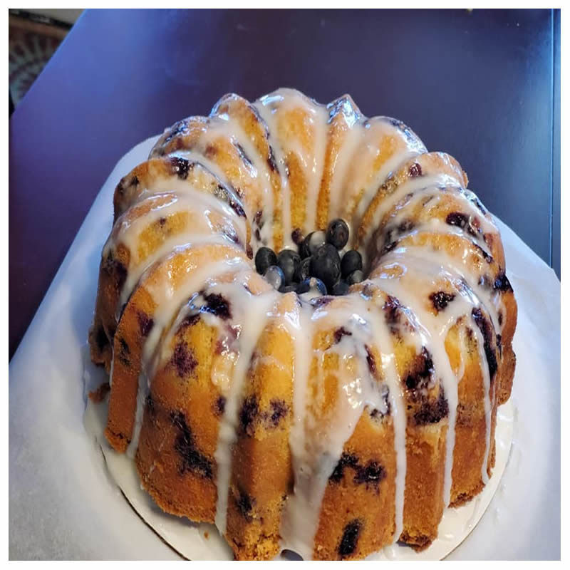 Lemon Blueberry Pound Cake